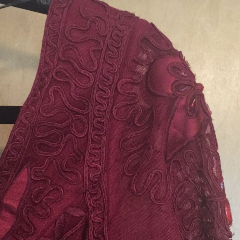 Sue Wong Womens N5378 Embroidered Holiday … - Picture 7 of 11